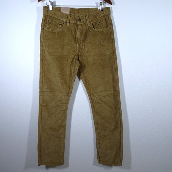 Levi's Corduroy Jeans Women's Size 30x30 Brown Tan Straight Leg Relaxed - Picture 1 of 10
